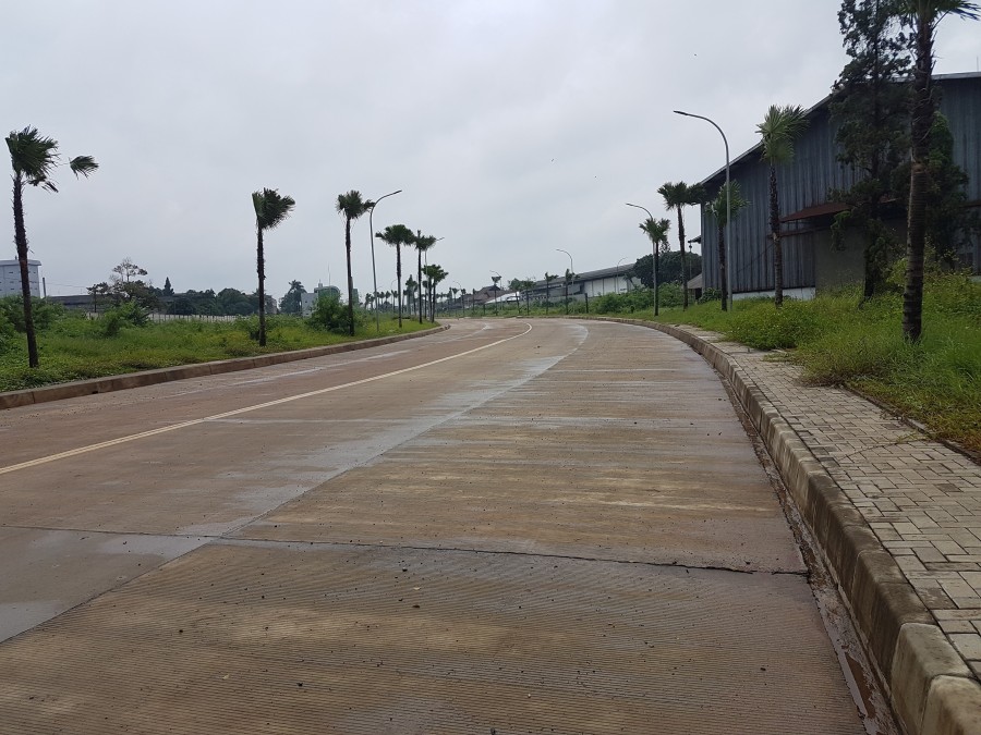 Road Pavement in Griya Idola Industrial Park, Tangerang Indonesia - Bosfa